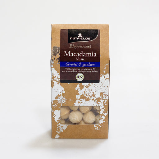Nutfields Bio Macadamia | geröstet & gesalzen | vegan | 80 g