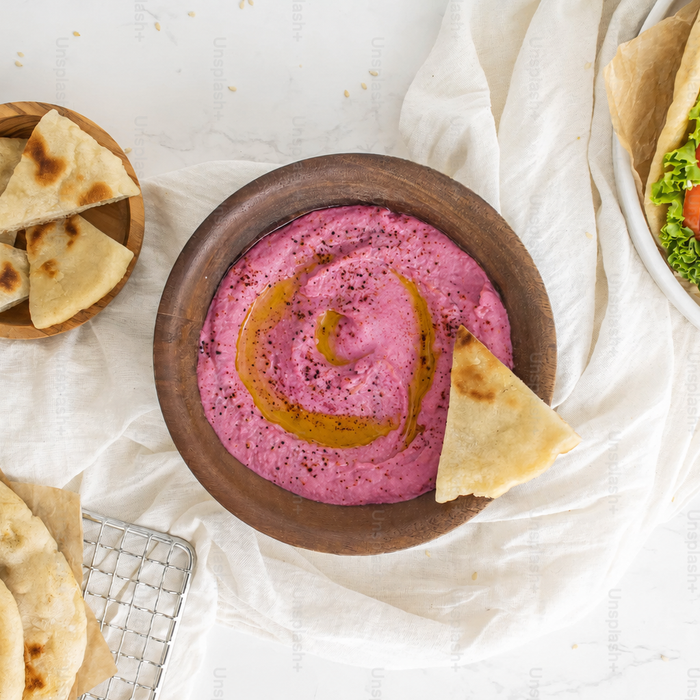 Pinkes Rote Beete Hummus