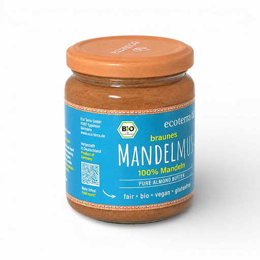 Bio Mandelmus braun, 100% Mandel, fair gehandelt - 250 g