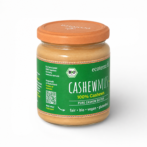 Bio Cashewmus, 100% Cashew, fair gehandelt - 250 g
