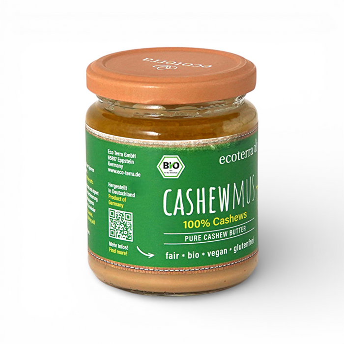 Bio Cashewmus, 100% Cashew, fair gehandelt - 250 g
