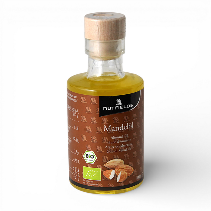 Nutfields Bio Mandel Nussöl | kaltgepresst | vegan | 100 ml