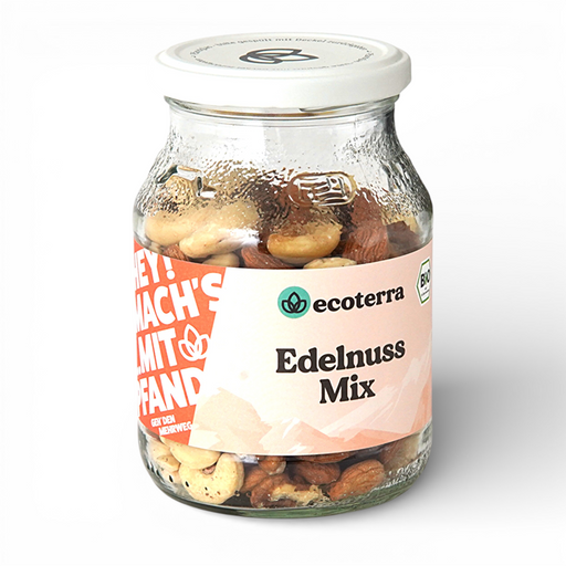 Bio Edelnuss Mix naturbelassen, fair gehandelt – 250 g | inkl. 15 ct Pfand