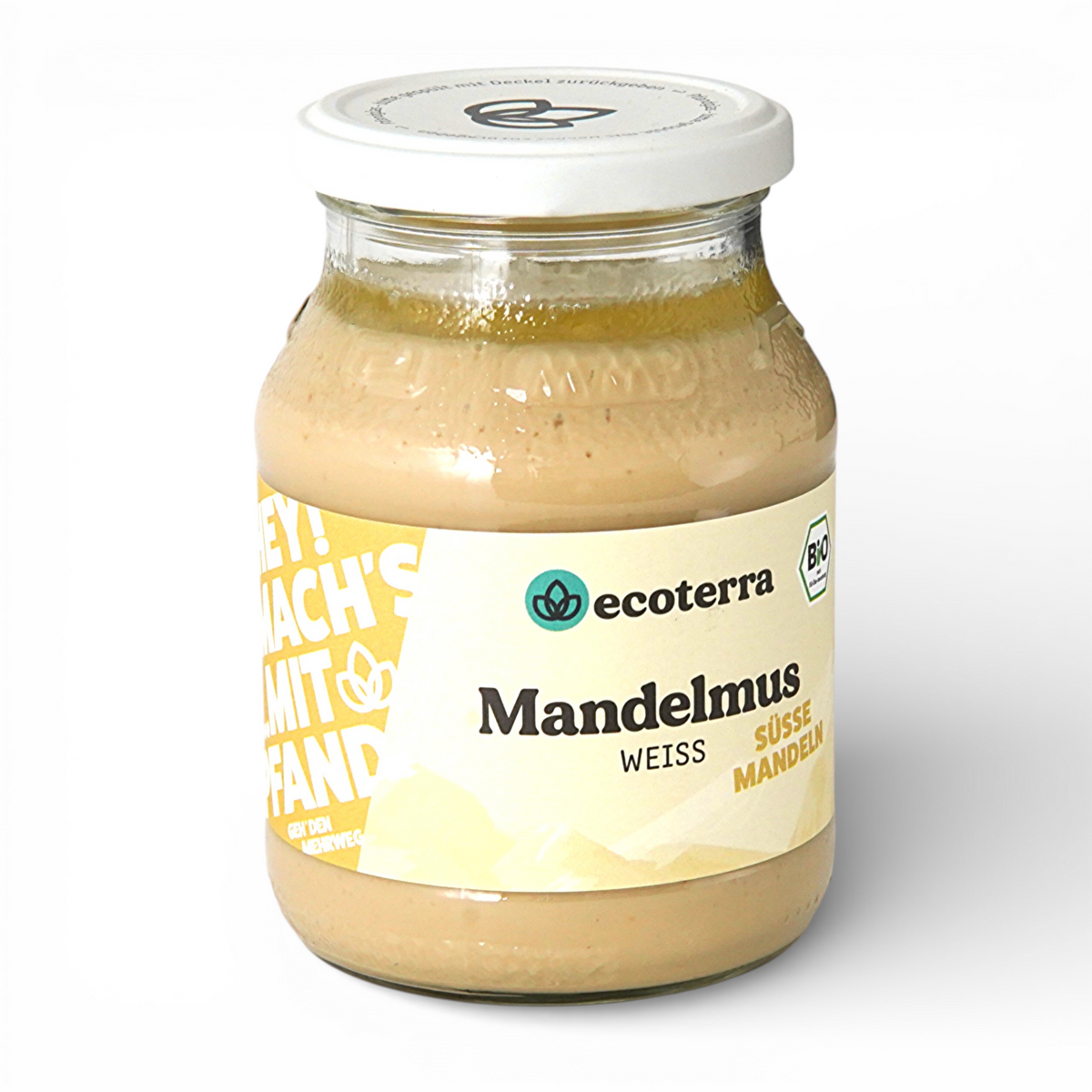 muss man mandelmus im kühlschrank aufbewahren Mach's mit Pfand - Bio Mandelmus weiß 100% Mandeln (süß)