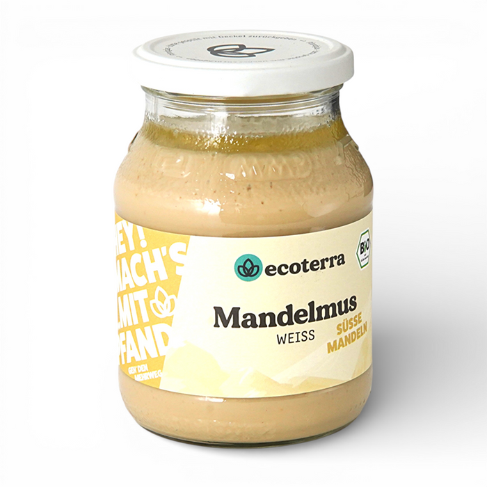 Mach's mit Pfand - Bio Mandelmus weiß 100% Mandeln (süß)