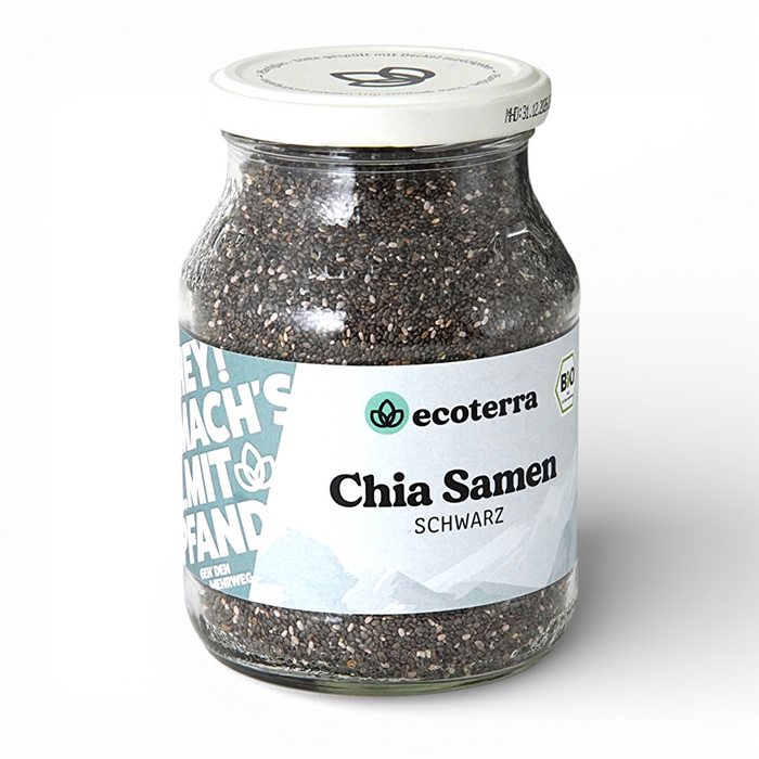 Bio Chia Samen schwarz - 350 g | inkl. 15ct Pfand