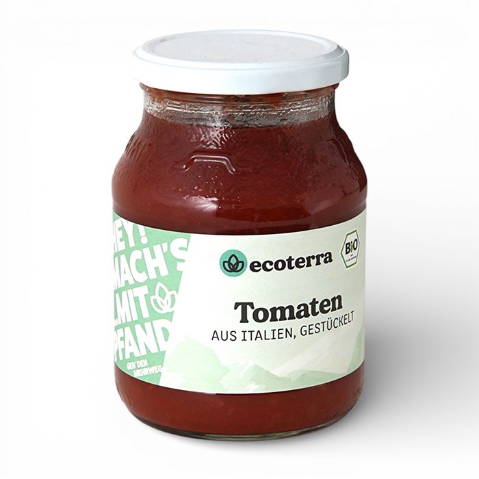 Bio Tomaten aus Italien, gestückelt - 500 g | inkl. 15ct Pfand