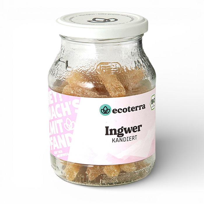 Bio Ingwer kandiert - 200 g | inkl. 15ct Pfand