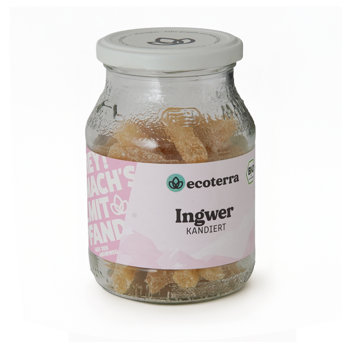 Bio Ingwer kandiert  | 200 g | inkl. 15ct Pfand