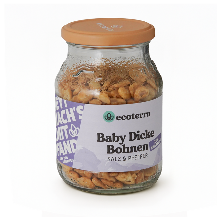 Baby Dicke Bohnen Salz & Pfeffer | 190 g | inkl. 15ct Pfand