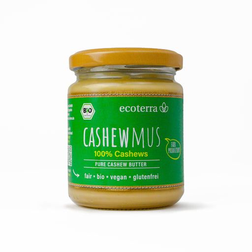 ecoterra Bio Cashewmus | 100% Cashewkerne | vegan | glutenfrei | Fair | 250 g