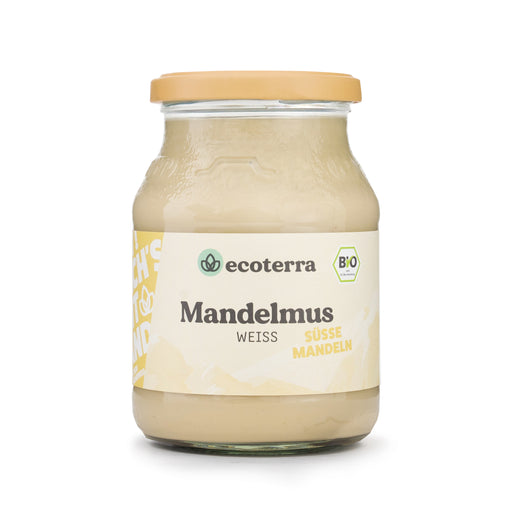 Bio Mandelmus weiß 100% Mandeln (süß) | 500 g | inkl. 15ct Pfand