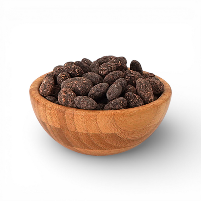 Bio Mandeln in Schokolade, mit Kokos verfeinert, vegan