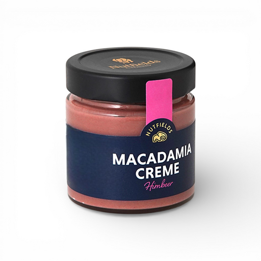 Nutfields BIO Macadamia Himbeer Creme, 53% Macadamia - 175g