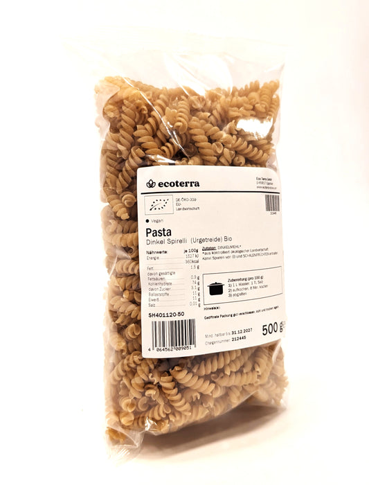 Bio Dinkel Spirelli | Urgetreide