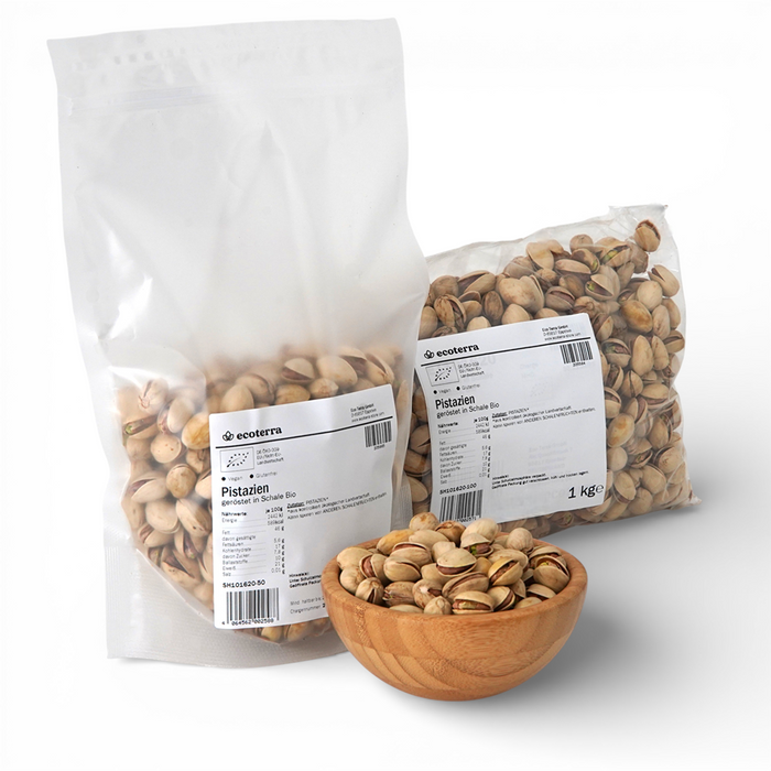 Bio Pistazien in Schale, geröstet