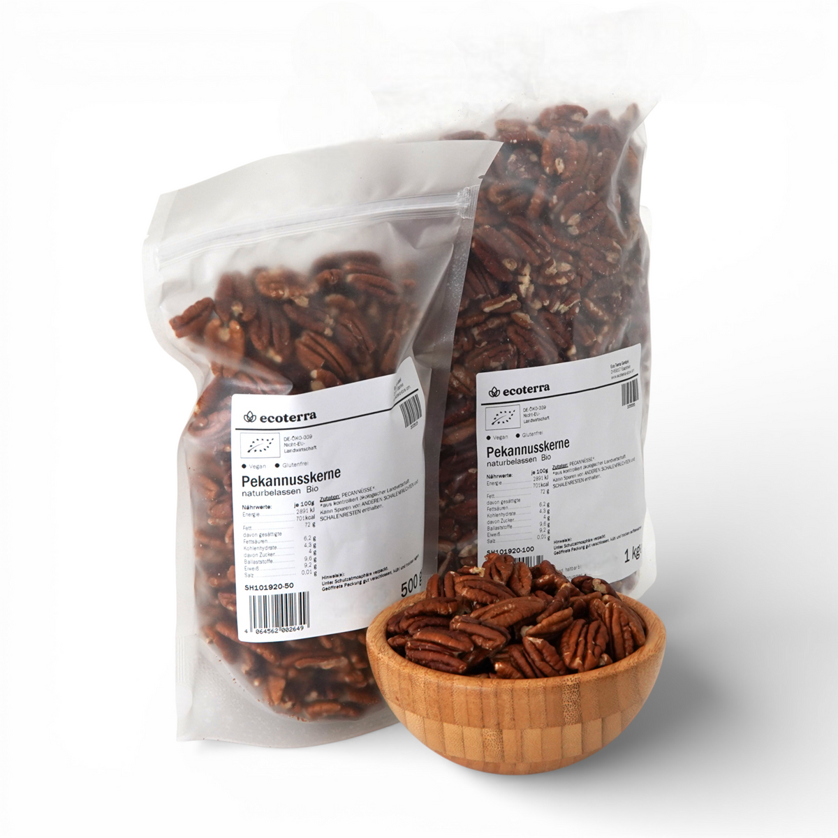 Bio Pekannüsse naturbelassen— ecoterra Store