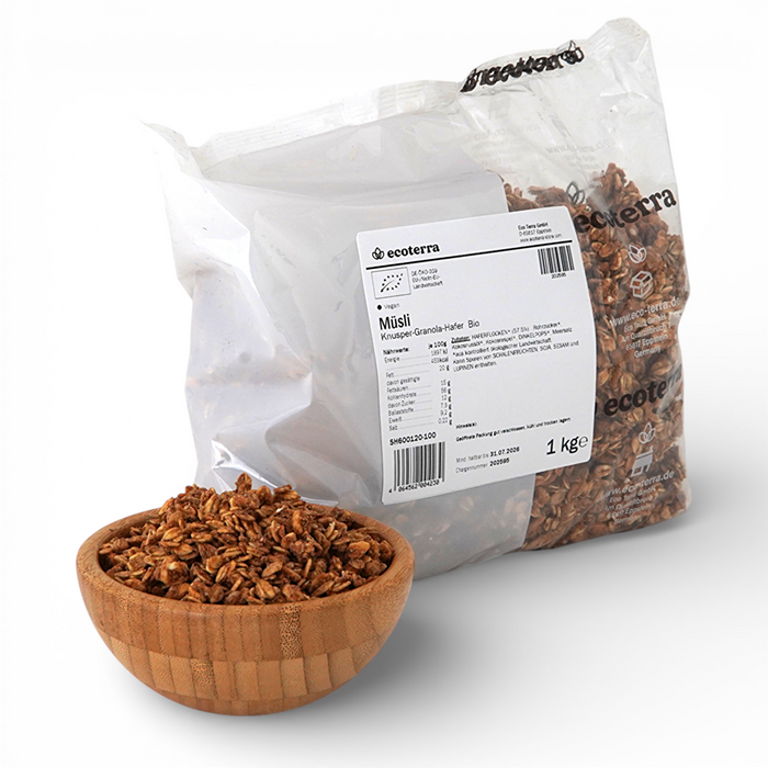 Bio Knusper Granola-Hafer Müsli, vegan