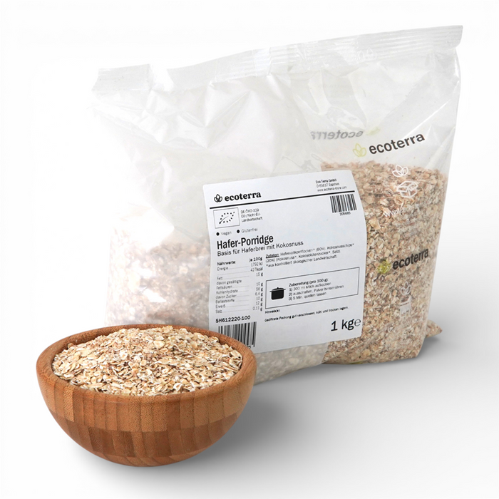 Bio Hafer-Porridge, Kokos - 1 kg
