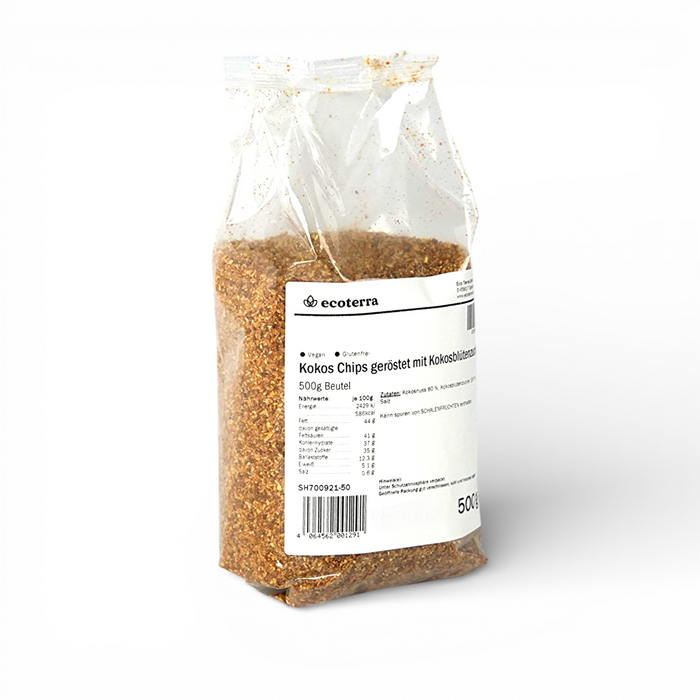 Kokos Chips geröstet mit Kokosblütenzucker - 500 g