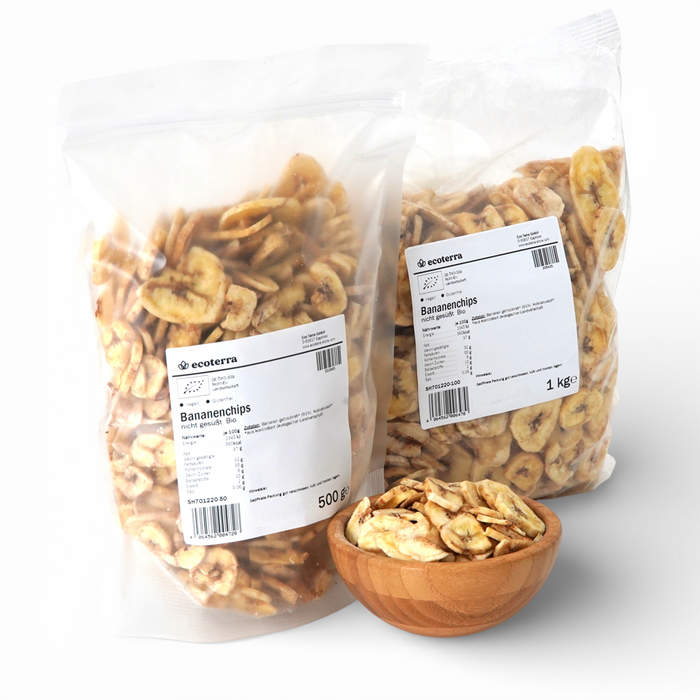 Bio Bananenchips ungesüßt