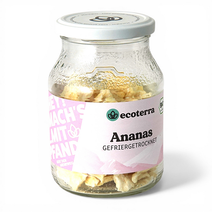 Bio Ananas gefriergetrocknet | 60 g | Inkl. 0,15€ Pfand