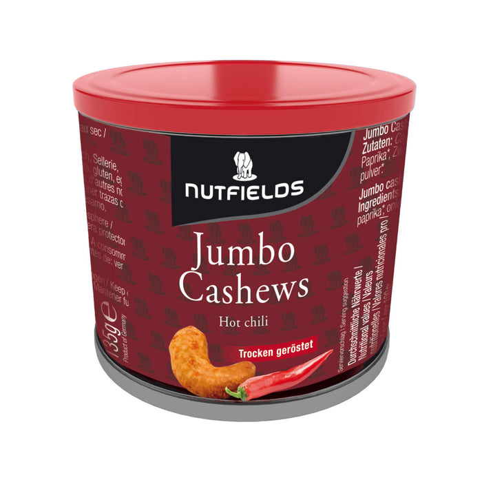 Nutfields Bio JUMBO Cashewkerne | Hot Chili | vegan | 135 g