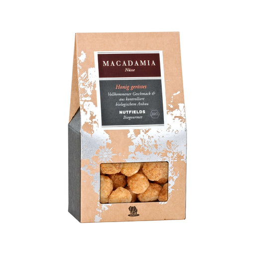 Nutfields Bio Macadamia | Honig geröstet | 80 g