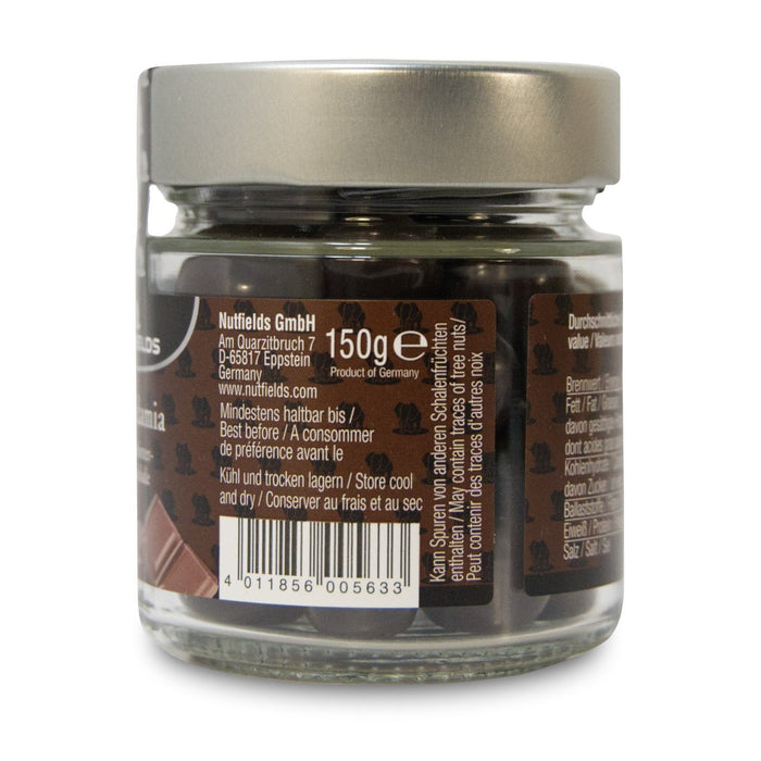 Nutfields Macadamia | in Zartbitterschokolade | vegan | 150 g