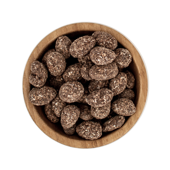 Bio Mandeln in Schokolade | mit Kokos verfeinert | vegan | 500g