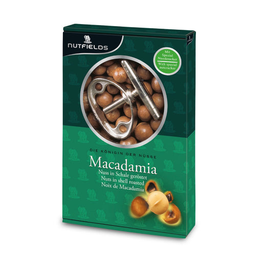 Nutfields Macadamia in Schale | geröstet | mit Knacker | 500g