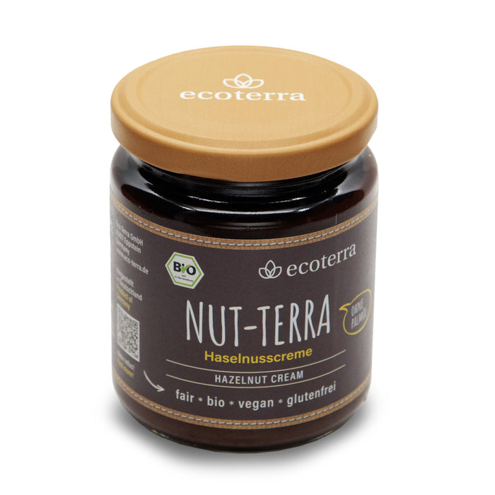 ecoterra Bio Nut-Terra Creme | Haselnusscreme mit Erdmandeln | 250 g
